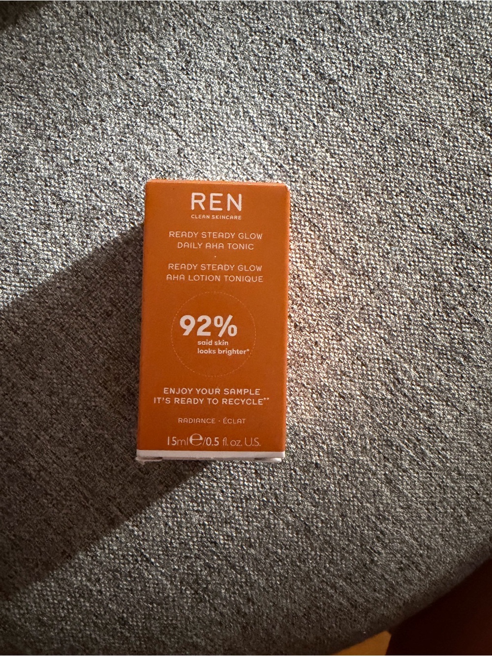 REN Ready Steady Glow Daily AHA Tonic - Orange